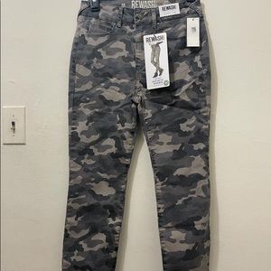 Rewash  Camo Cropped Skinny Jeans W27 L27